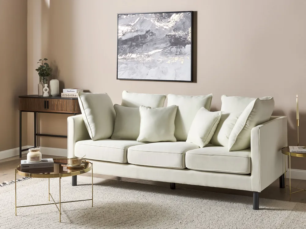 Sofa 3 Seater FENSTAD Fabric Off-White