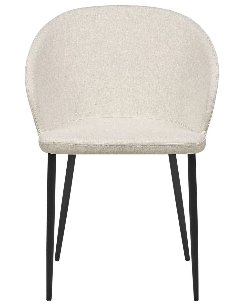 Set of 2 Dining Chairs MASON Light Beige_883548