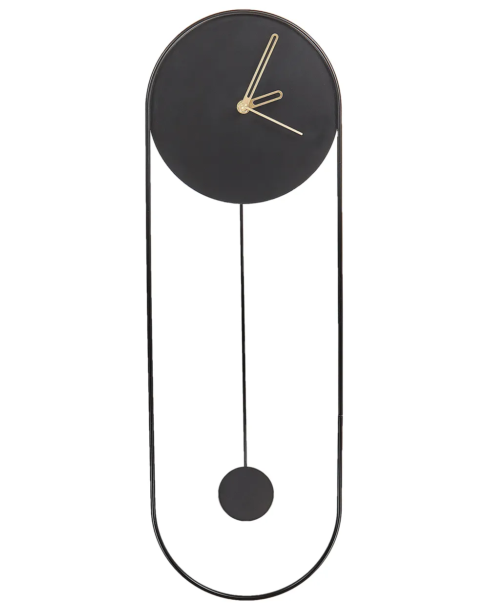 Wall Clock SALVAN 20 cm Metal Black
