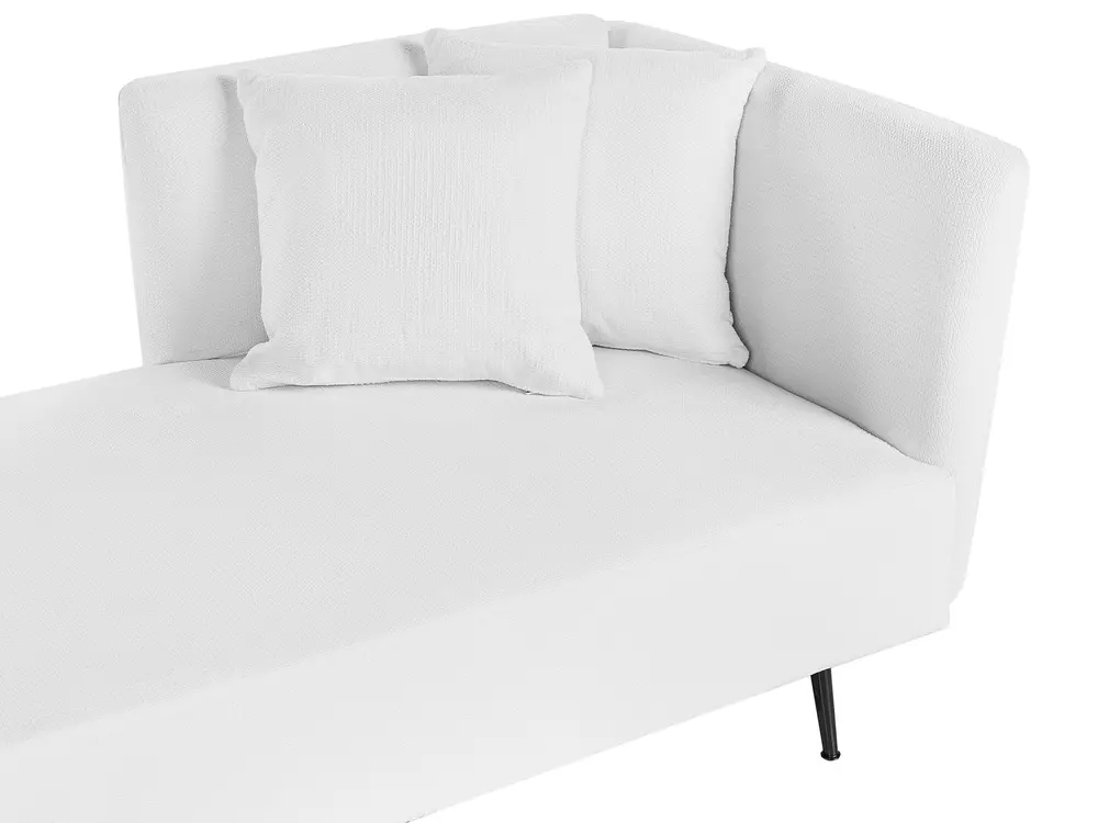 Right-Hand Chaise Longue RIOM Fabric White_877308