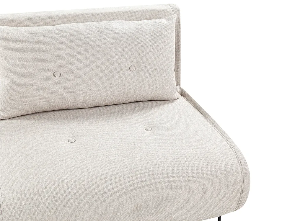 Sofa Bed 2 Seater VESTFOLD Fabric Light Beige_930343