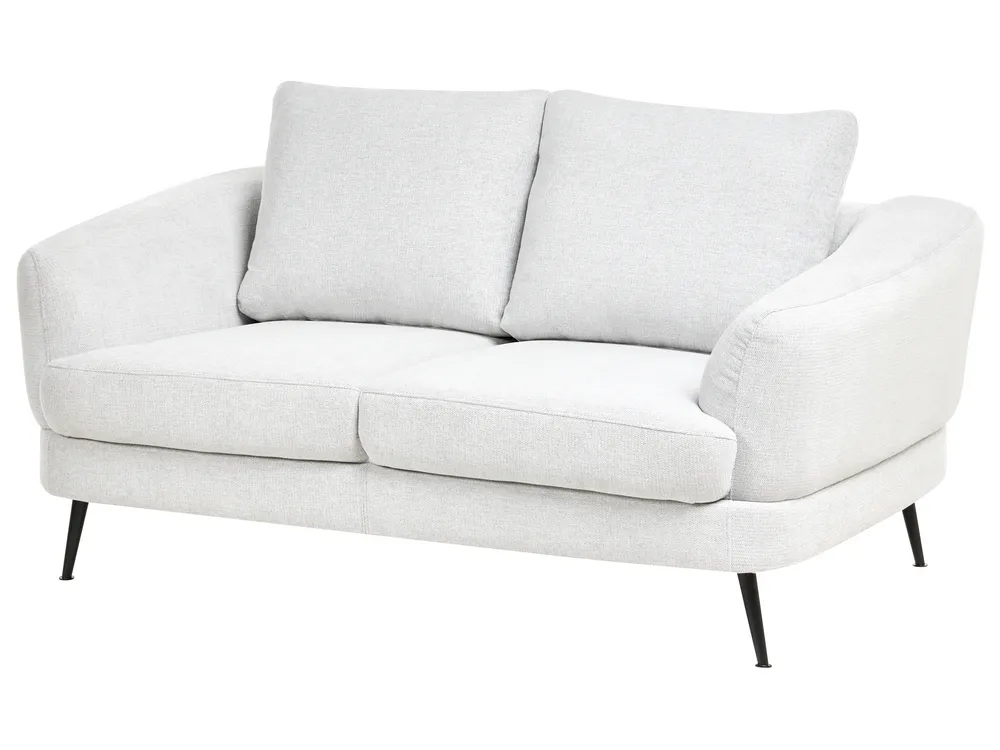 Living Room Set 3 Seater KJAER Fabric Off-White_1006846