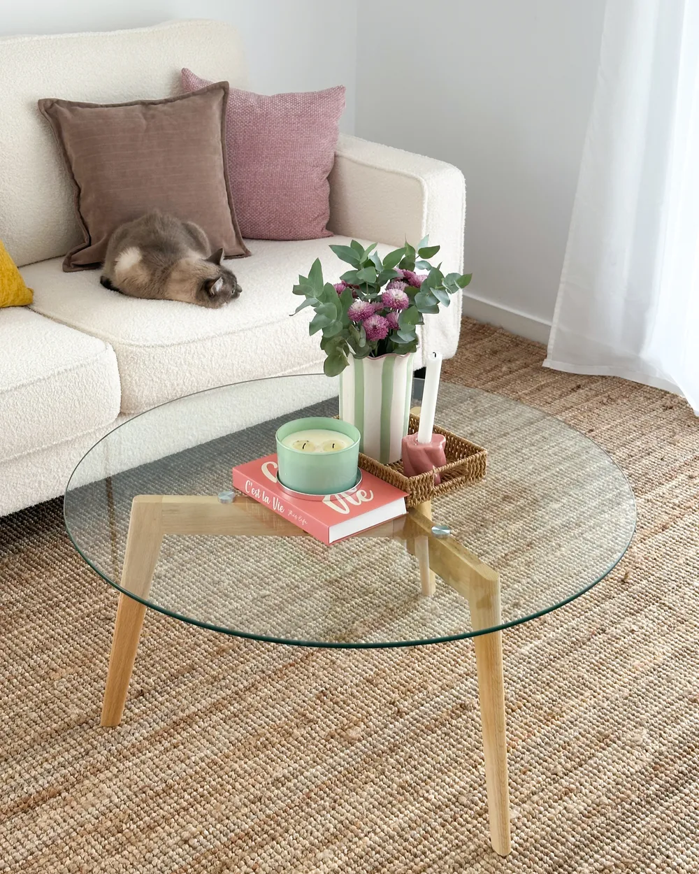 Coffee Table MINNESOTA Glass Transparent_1027344