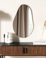 Wall Mirror AUBAGNE 40 cm 65 cm Silver_852608
