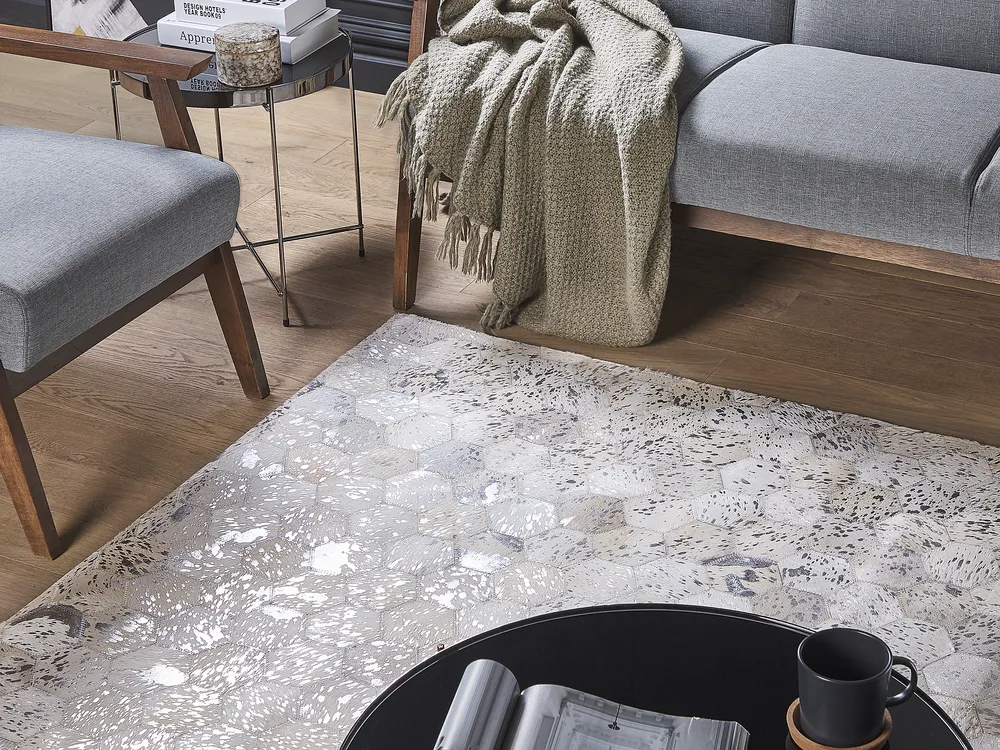 Rug BOZKOY Silver 140 x 200 cm