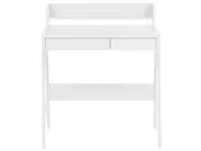 Home Office Desk with Hutch BROXTON 77 cm 46 cm White_1102761
