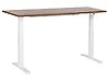 Työpöytä sähkösäädettävä DESTINES 160 cm x 72 cm Ruskea/valkoinen