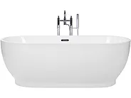Kylpyamme vapaasti seisova LEVERA 170 x 78 cm Valkoinen_1150250