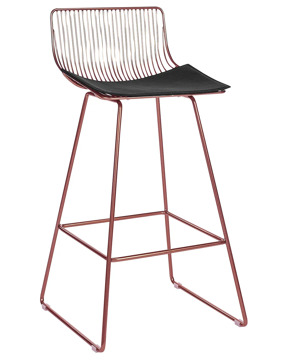 Set med 2 barstolar FREDONIA Metall Roséguld_868348