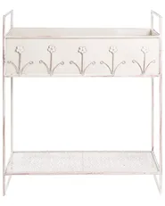 Plant Stand LUPINE 62 cm Metal Beige_1093754