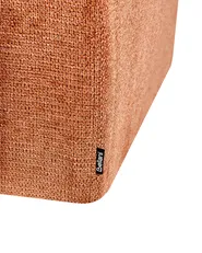 Recliner Chair BERGEN with Footrest Fabric Orange_944216