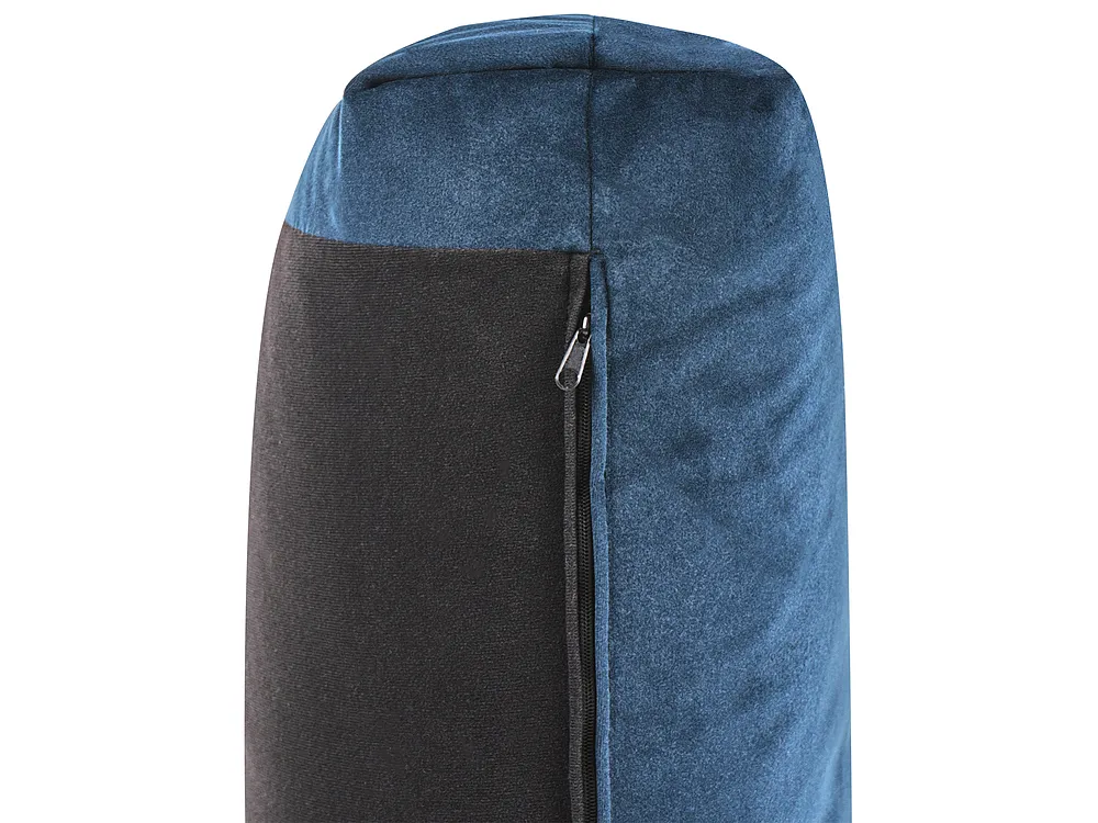 Soffa 3-sits LUVOS Sammet Mörkblå_970592