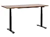 Electric Adjustable Standing Desk DESTINAS 160 cm x 72 cm Brown/ Black