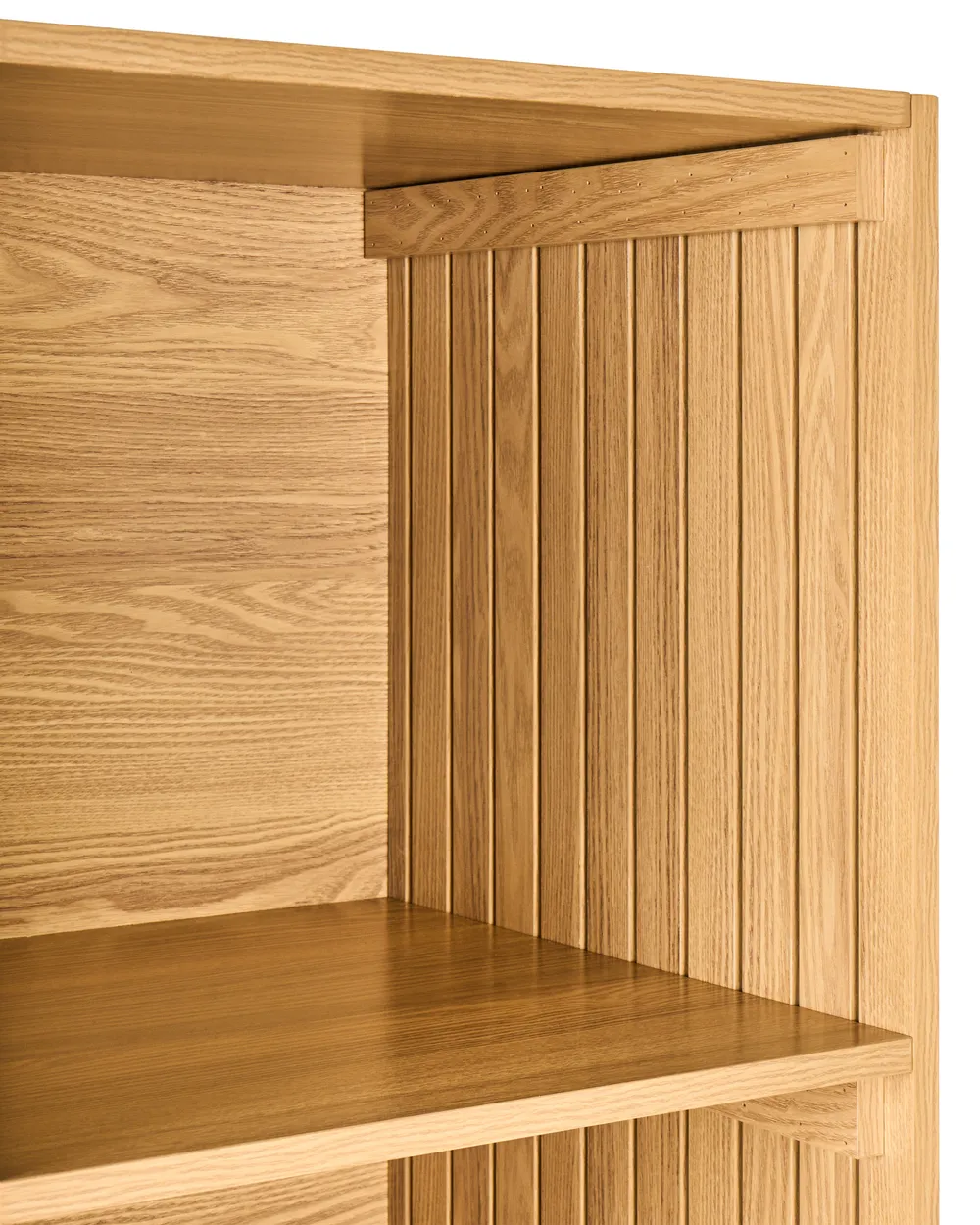 4 Tier Shelving Unit LEANDRO 175 cm Light Brown_1002390
