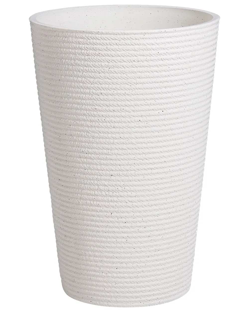 Set of 2 Plant Pots MEUM 35 cm White_1133023