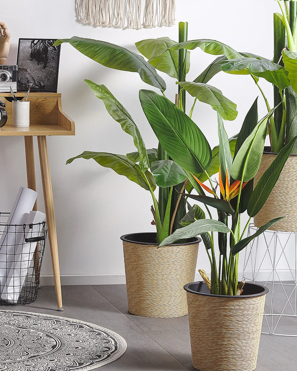 Konstgjord växt STRELITZIA TREE 115 cm Grön