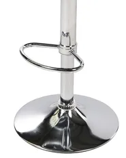 Set med 2 barstolar VALENCIA Vridbar Vit_869560