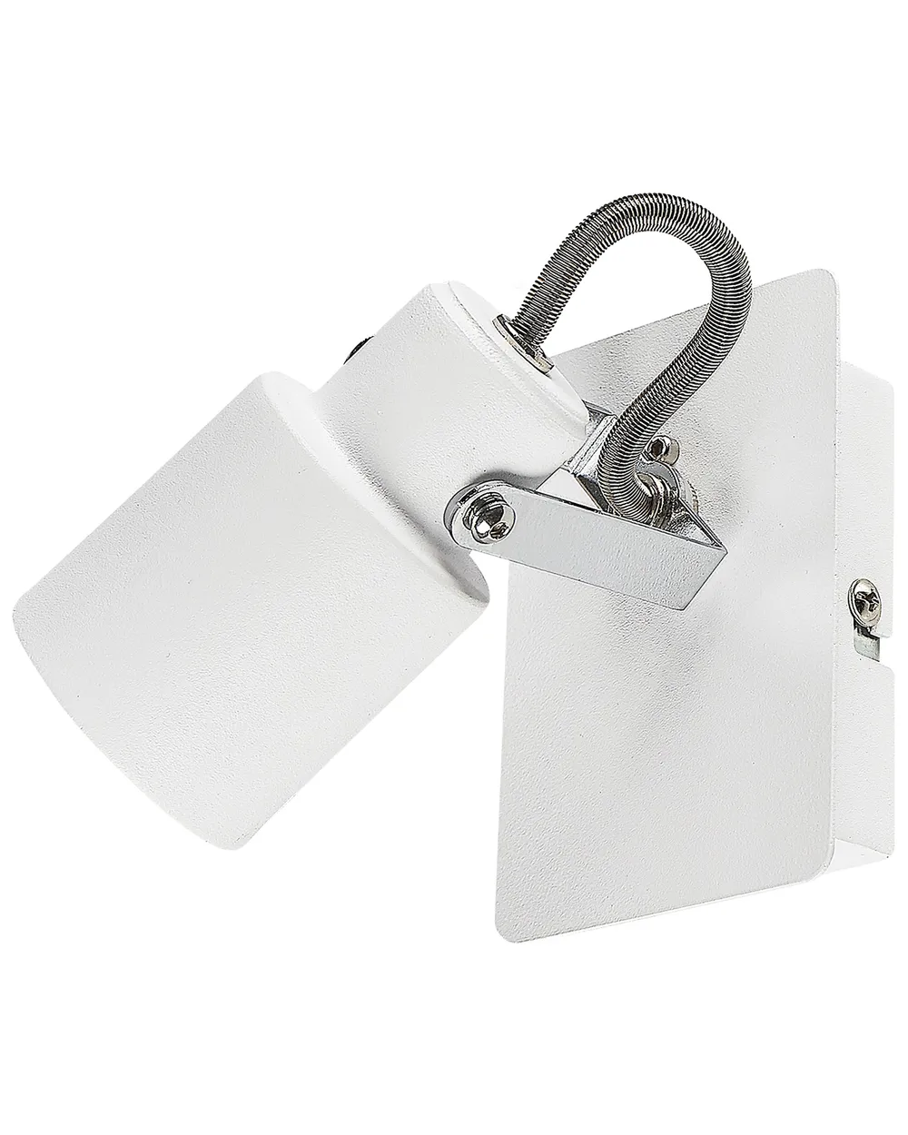 Set med 2 spotlightlampor BONTE Justerbar Metall Vit_828758