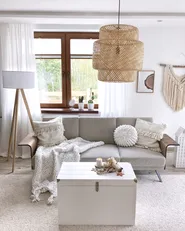 Golvlampa NITRA Ek Vit_896625