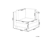 Corner Seat UNSTAD Fabric Off-White_893382