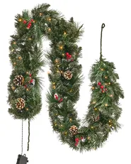 Julgirlang LED WAPTA 180 cm Grön_832039