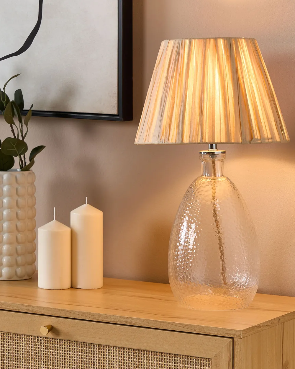 Table Lamp BLANCO Glass Natural
