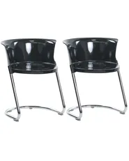 Set med 2 matstolar OSHKOSH Svart_1107647