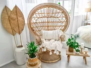 Peacock Chair EMMANUELLE Rattan Natural_802027