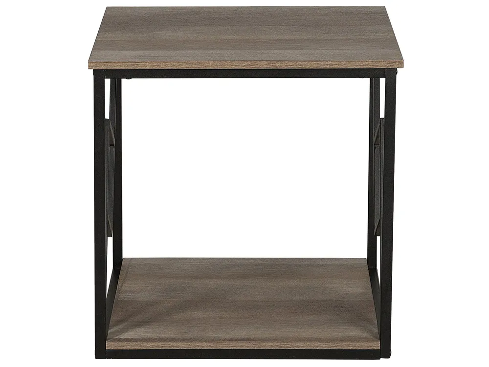 Side Table FORRES Brown/ Black_726094