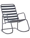 Garden Rocking Chair TURI Metal Black