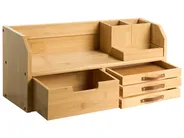 Kitchen Organiser FOUGASSE Bamboo Light Brown_1074296