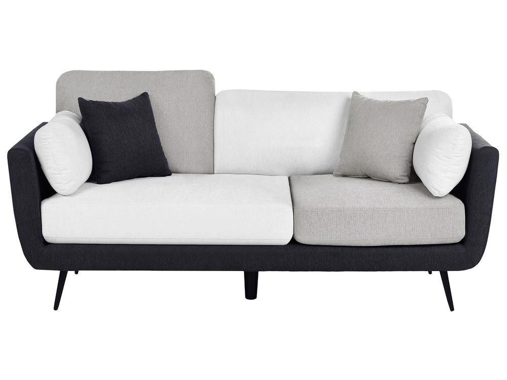 Sofa 3 Seater BOLGA Fabric Black