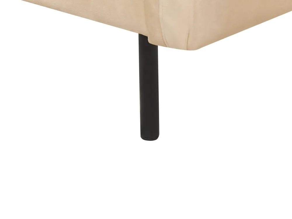 Sofa 3 Seater VINTERBRO Velvet Beige_897394
