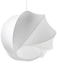 Pendant Lamp MAQUINE Faux Silk White_1008227