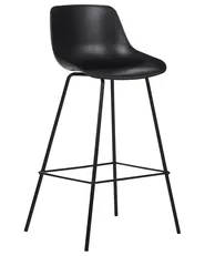 Set of 2 Bar Chairs EMMET Black_902761