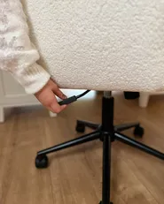 Desk Chair ALPINE Boucle Off-White_1041717