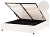 Ottoman Bed VAUCLUSE Boucle Off-White 160 x 200 cm (EU King Size)