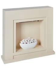 Electric Fireplace Heater SAHARA Beige_934215