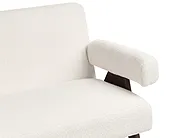 Soffa 2-sits TAMRE Bouclé Off-White/ Mörkbrun_985262