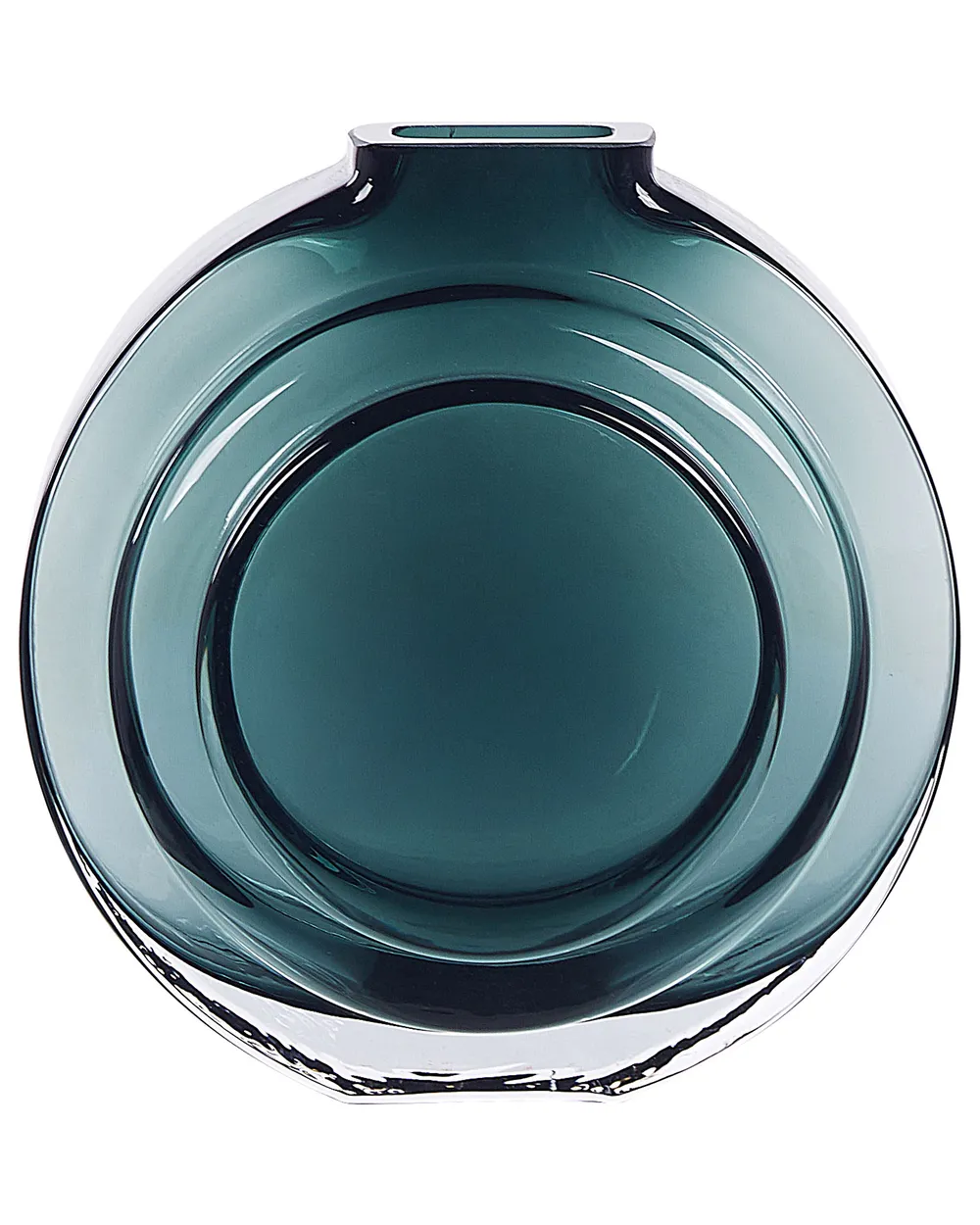 Flower Vase KAPELI 15 cm Glass Turquoise