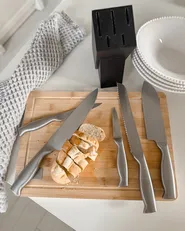 Set of 5 Knives in Block MASHIKO Silver_1047117
