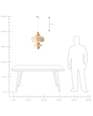 Pendant Lamp AMALSAN Paper Beige_1044190