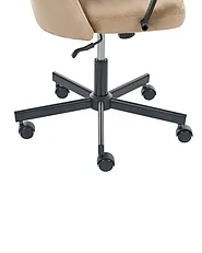 Kontorsstol CAROGA Sammet Beige_1144188