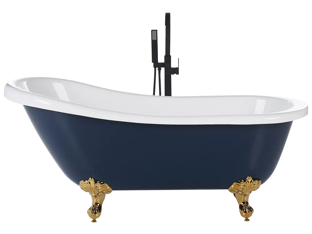 Fristående badkar CAYMAN 1700 x 760 mm Blå_820788