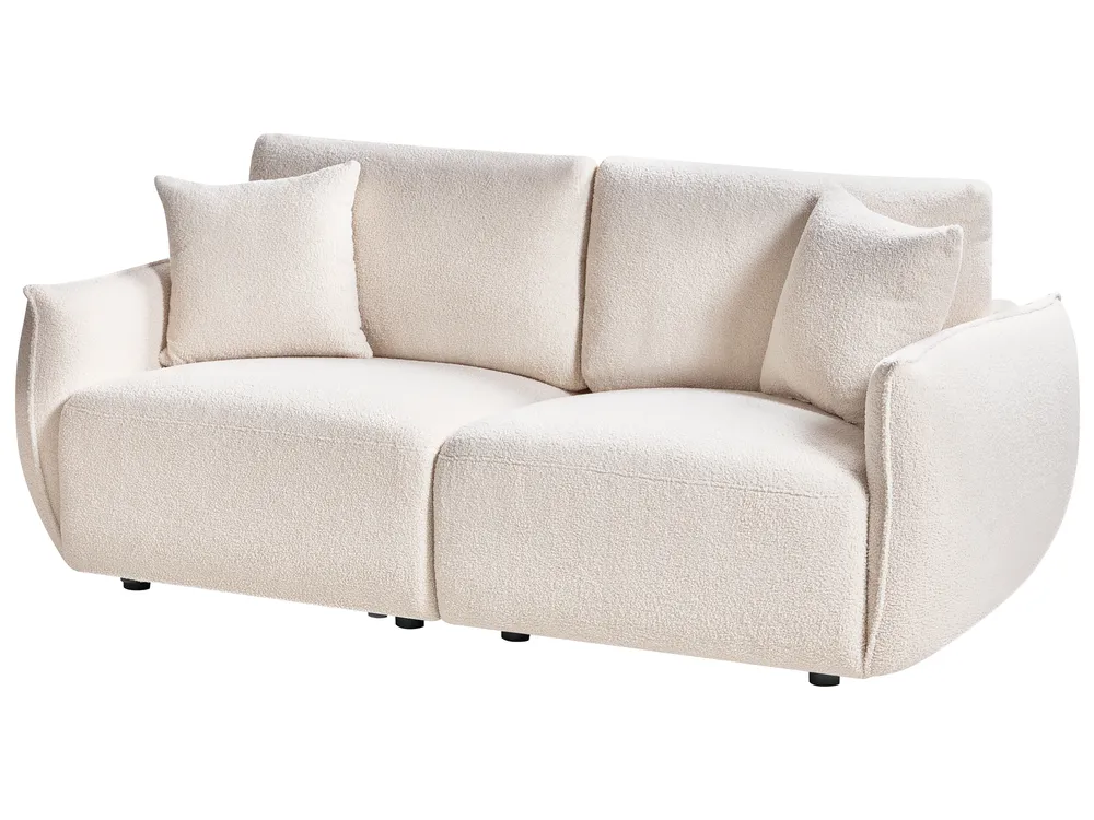 Modulsoffa 2-sits MESNALI Bouclé Off-White_1046268