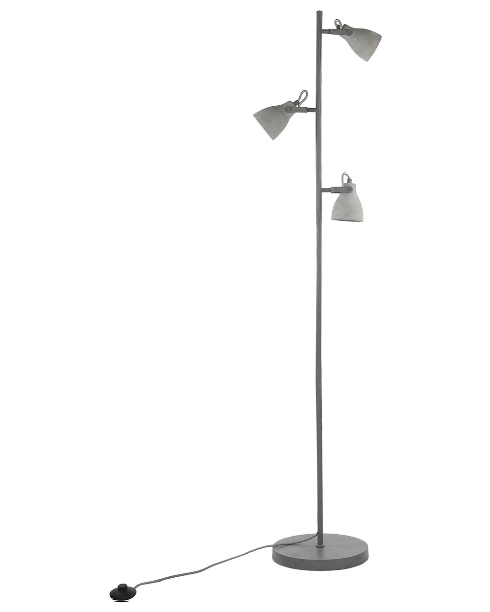 Floor Lamp MISTAGO Adjustable Concrete Grey_877375