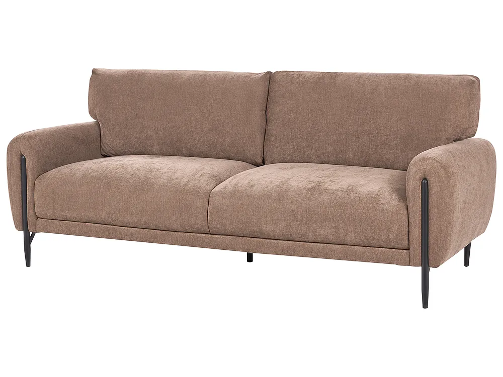 Sofa 3 Seater SKARO Chenille Brown_1156652