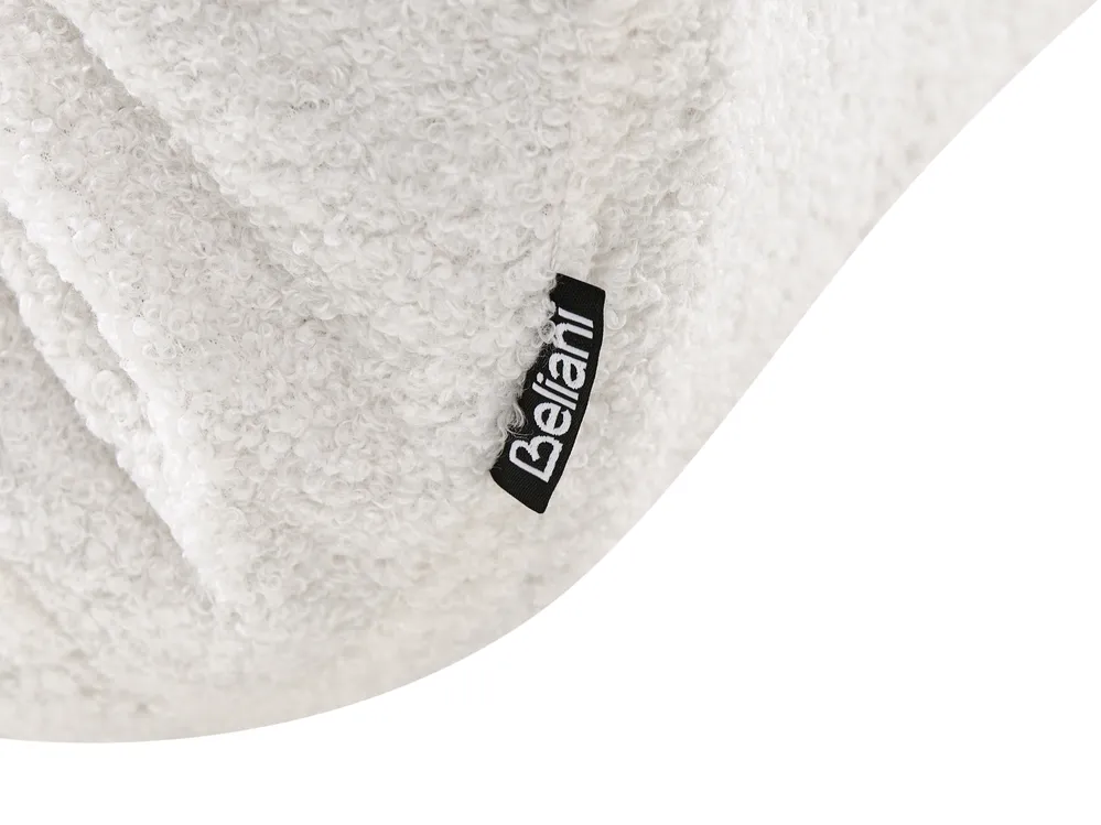 Bäddsoffa 2-sits JERSLEV Bouclé Off-White_1012086