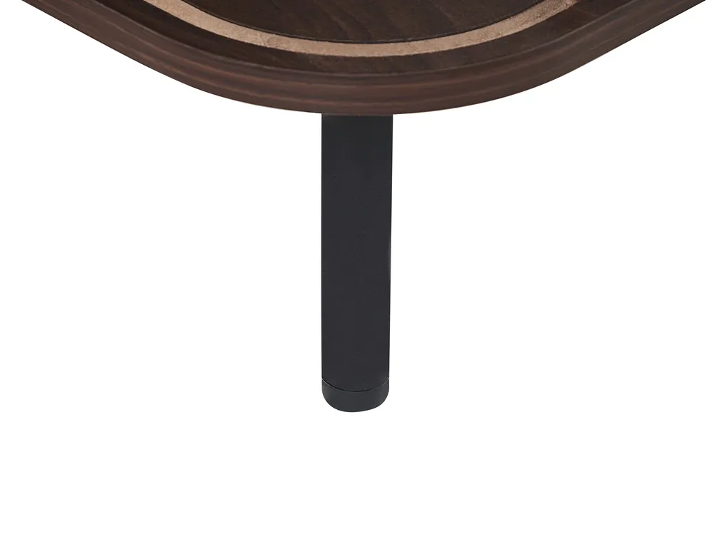 Coffee Table JOSE with Storage Dark Brown_832923