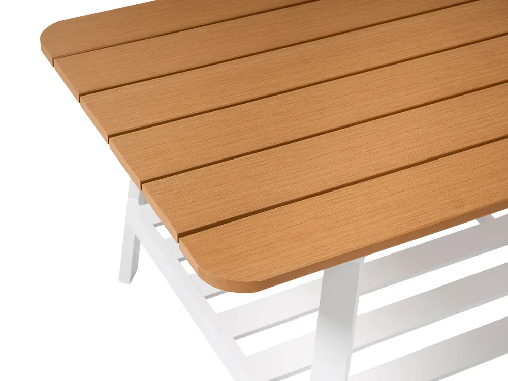 Trädgårdssoffgrupp med bord 4-sits ORERO Taupe_1027780